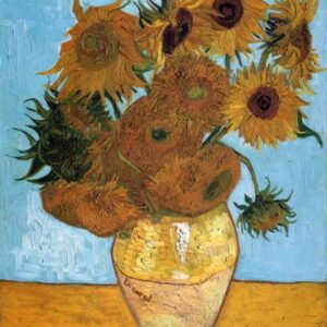 Doce Girasoles en un Jarrón - Vincent Van Gogh