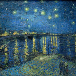 La Noche Estrellada Sobre el Ródano - Vincent Van Gogh