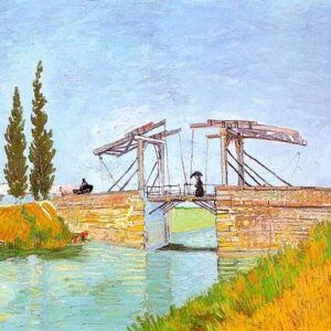 Puente Levadizo con Dama con Sombrilla -  Vincent Van Gogh