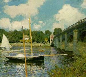 El Puente de la Autopista en Argenteuil  -   Monet, Claude