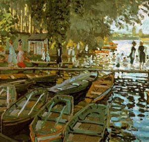 Bañarse en la Grenouillére -  Monet, Claude