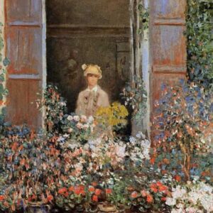 Camile Monet en la Ventana -  Monet, Claude