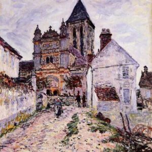 La Iglesia de Vetheuil -   Monet, Claude