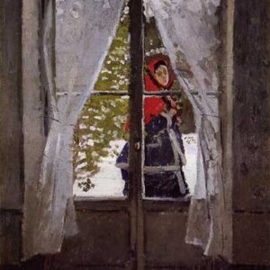 El Pañuelo Rojo Retrato de Madame Monet