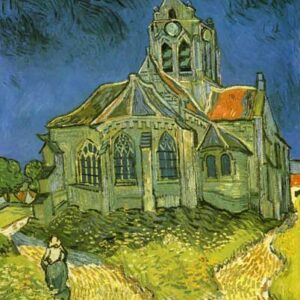 La Iglesia de Auvers -  Vincent Van Gogh