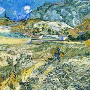 Campo cerrado con Campesino -  Vincent Van Gogh