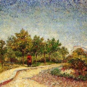 Lane en el Parque Voyer D Argensón en Asniers - Vincent Van Gogh