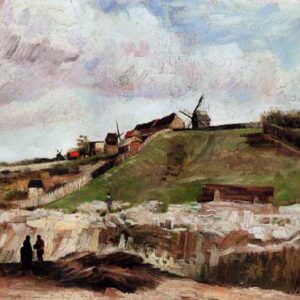 Montmartre, La Cantera y los Molinos de Viento - Vincent Van Gogh