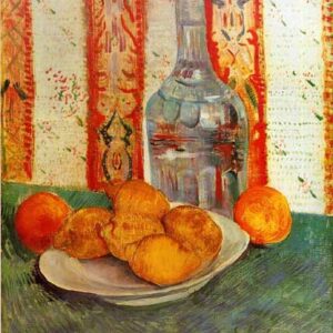 Naturaleza muerta con Jarra y Limones en un plato -  Vincent Van Gogh