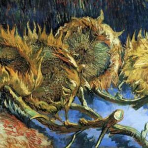 Naturaleza muerta con cuatro Girasoles -  Vincent Van Gogh