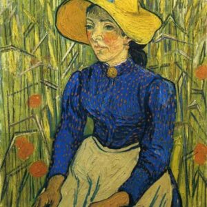 Campesina con sombrero de Paja Amarillo -  Vincent Van Gogh
