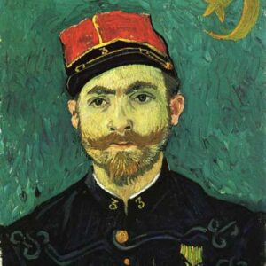 El Amante, retrato del Teniente Milliet -  Vincent Van Gogh