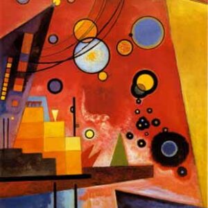 Schweres Rot -   Kandinsky, Wassily