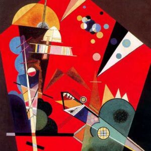 Tensión en Rojo -  Kandinsky, Wassily