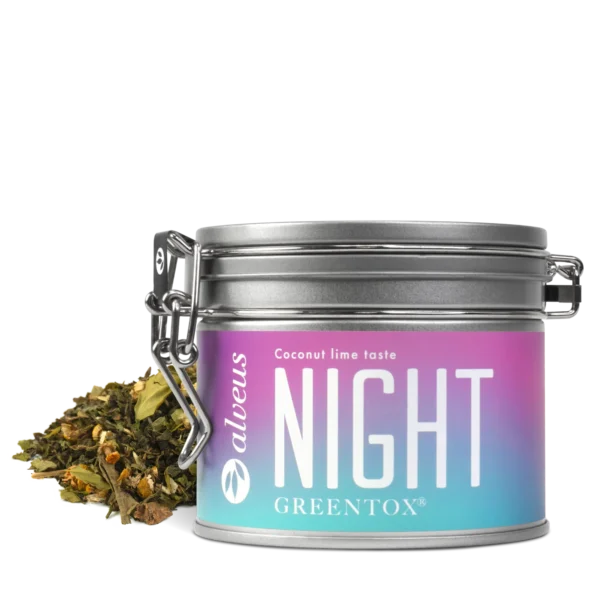 Night BIO - Té verde sabor coco lima  LATA 40 GR