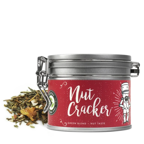 Nutcracker - Té verde sabor Chocolate Con Nueces  LATA 100 GR